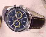Copy Omega Speedmaster Racing Chronograph 42mm Watches Steel Yellow Ring